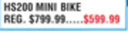 Dunham's Sports HS200 MINI BIKE offer