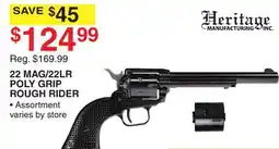 Dunham's Sports 22 MAG/22LR POLY GRIP ROUGH RIDER offer