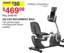 Dunham's Sports 325 CSX RECUMBENT BIKE offer