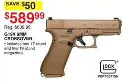 Dunham's Sports G19X 9MM CROSSOVER offer