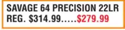 Dunham's Sports SAVAGE 64 PRECISION 22LR offer
