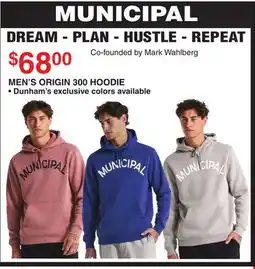 Dunham's Sports MEN'S ORIGIN 300 HOODIE offer