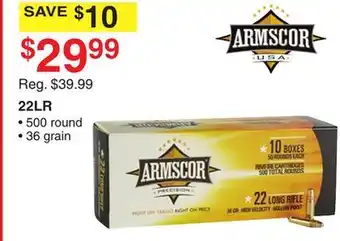 Dunham's Sports ARMSCOR 22LR offer