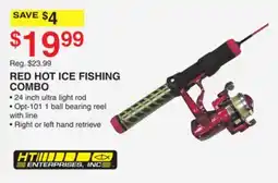 Dunham's Sports RED HOT ICE FISHING COMBO offer