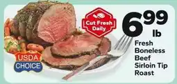 Save a Lot Fresh Boneless Beef Sirloin Tip Roast offer