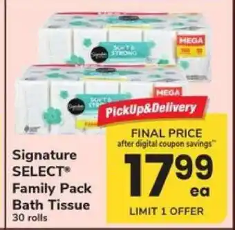 Signature Select Family Pack Bath Tissue