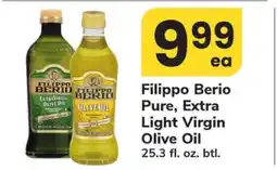 Safeway Filippo Berio Olive Oil offer