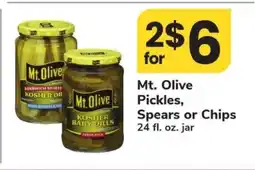 Safeway Mt. Olive Pickles, Spears or Chips offer