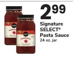 Safeway Signature Select Pasta Sauce offer