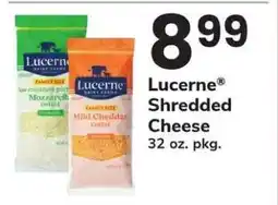 Safeway Lucerne Shredded Cheese offer
