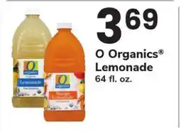 Safeway O Organics Lemonade offer