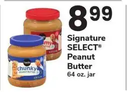 Safeway Signature Select Peanut Butter offer
