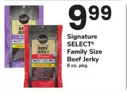 Safeway Signature SELECT Family Size Beef Jerky offer