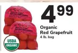 Safeway Organic Red Grapefruit offer