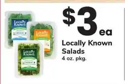 Safeway Locally Known Salads offer