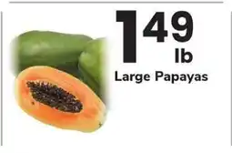 Safeway Large Papayas offer