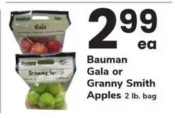 Safeway Bauman Gala or Granny Smith Apples offer