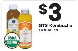 Safeway GTS Kombucha offer