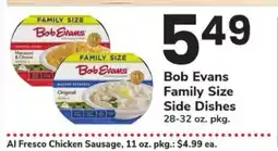 Safeway Bob Evans Family Size Side Dishes offer