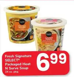 Safeway Fresh Signature SELECT Packaged Heat N' Serve Soup offer