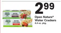 Safeway Open Nature Water Crackers offer