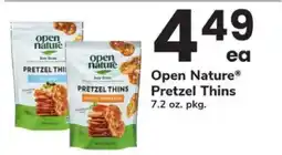 Safeway Open Nature Pretzel Thins offer