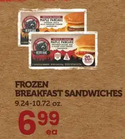 Safeway Kodiak Frozen Breakfast Sandwiches offer