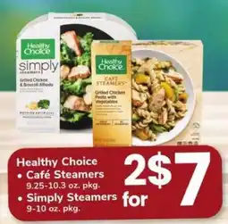 Safeway Healthy Choice Café Steamers & Simply Steamers offer