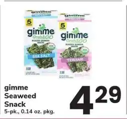 Safeway gimme Seaweed Snack offer