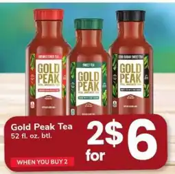 Safeway Gold Peak Tea offer