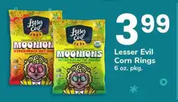 Safeway Lesser Evil Corn Rings offer