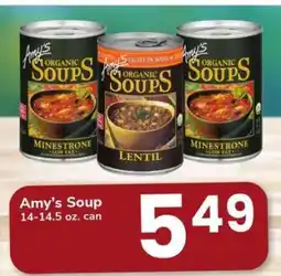 Safeway Amy's Soup offer