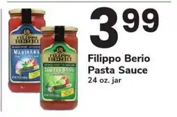 Safeway Filippo Berio Pasta Sauce offer