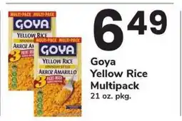 Safeway Goya Yellow Rice Multipack offer