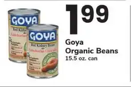 Safeway Goya Organic Beans offer