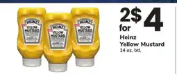 Safeway Heinz Yellow Mustard offer
