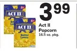 Safeway Act II Popcorn offer