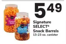Safeway Signature SELECT Snack Barrels offer