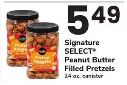 Safeway Signature SELECT Peanut Butter Filled Pretzels offer