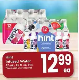 Safeway Hint Infused Water offer
