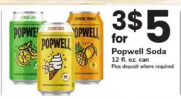 Safeway Popwell soda offer