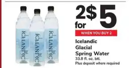Safeway Icelandic Glacial Spring Water offer