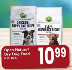 Safeway Open Nature Dry Dog Food offer