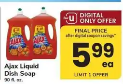 Safeway Ajax Liquid Dish Soap offer