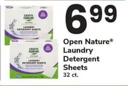 Safeway Open Nature Laundry Detergent Sheets offer