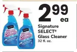 Safeway Signature Select Glass Cleaner offer
