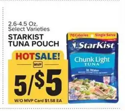 Food Lion Starkist Tuna Pouch offer