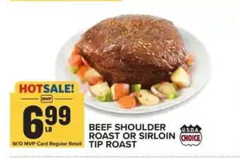 Food Lion Beef Shoulder Roast or Sirloin Tip Roast offer