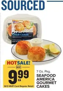 Food Lion SEAFOOD AMERICA GOURMET CAKES offer