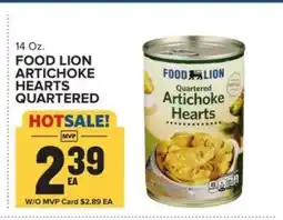 Food Lion FOOD LION ARTICHOKE HEARTS QUARTERED offer